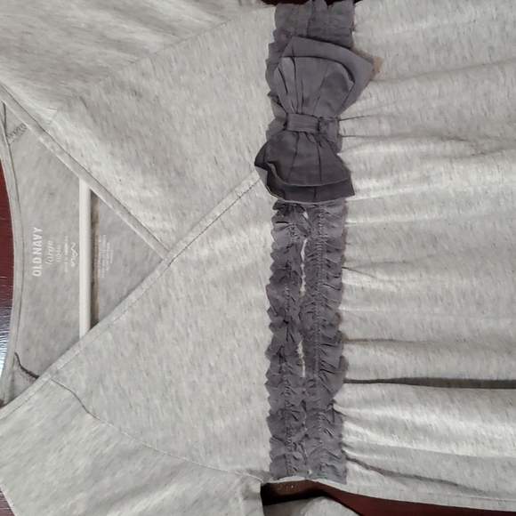 Girls Old navy 3/4 sleeve top - Picture 3 of 4